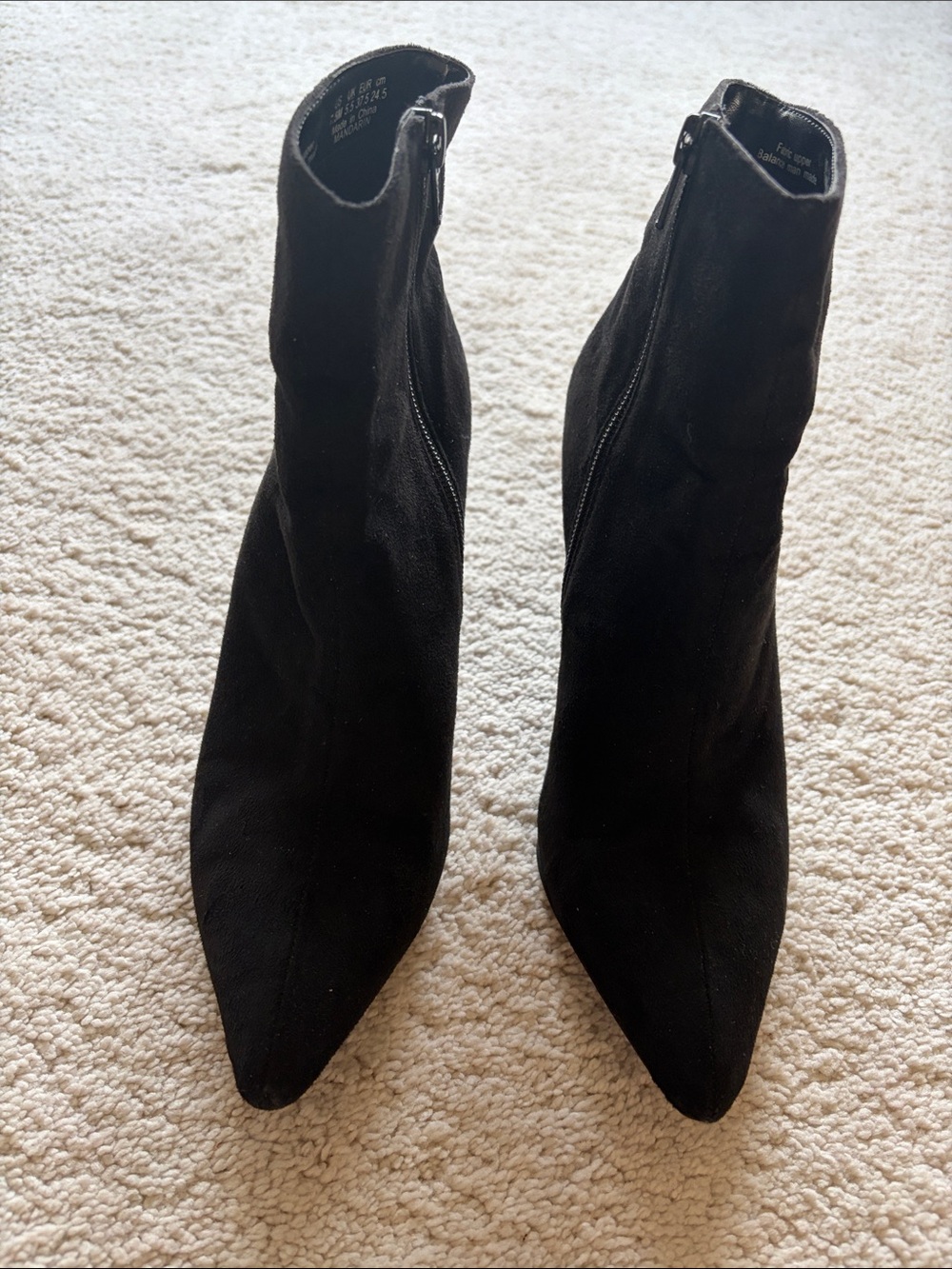 Carlos Santana - Black Women's Pointed Toe Ankle Boots